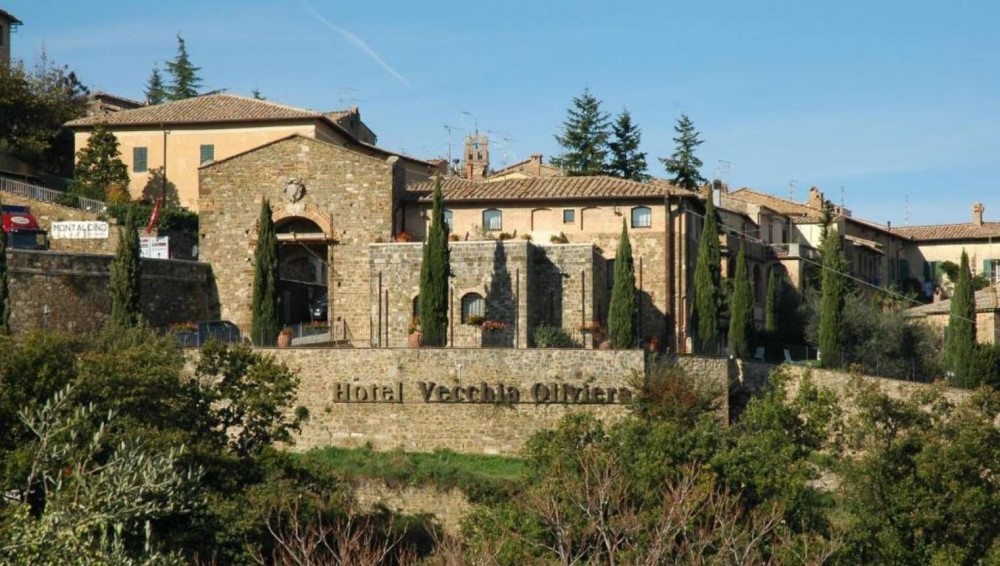 Tuscan style structure in Montalcino