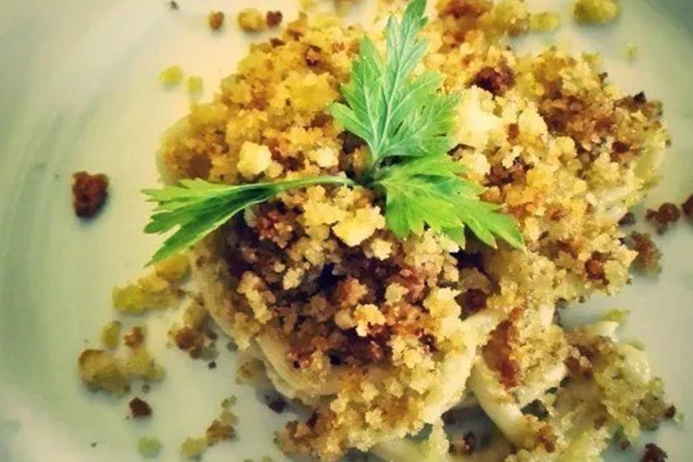 Pinci con le briciole Il-Pozzo-Trattoria