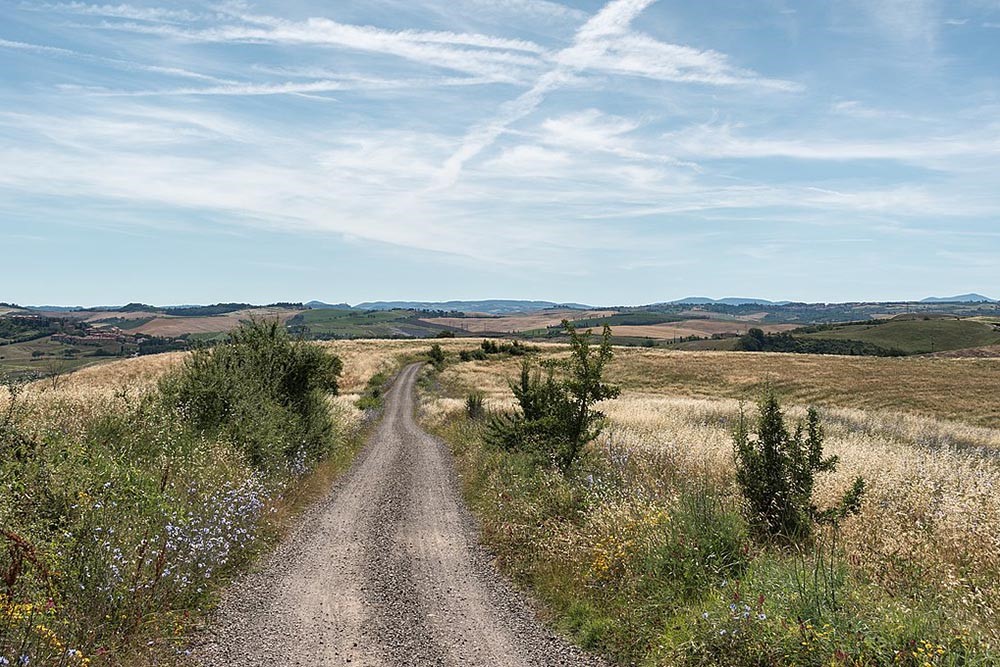 Un percorso nella campagna Via-Francigena